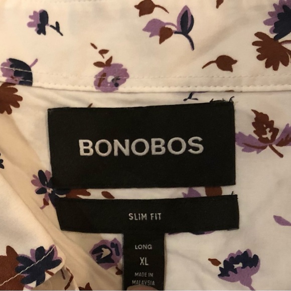 Bonobos mens sharp button down shirt. Nice pattern. XL. Almost new. - Picture 6 of 6